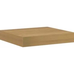 vidaXL Wandplank Muurmontage Bruin 23 x 23,5 x 3,8 cm Bewerkt hout