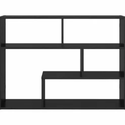 vidaXL Wandplank Muurmontage Zwart eiken 95 x 20 x 69,5 cm