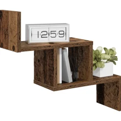 vidaXL Wandplank Oud hout 48 x 15 x 42 cm Bewerkt hout