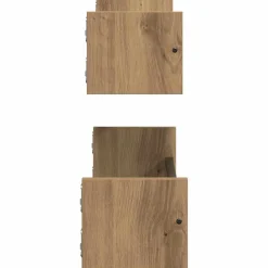 vidaXL Wandplank 2 st Artisan Eiken 60 x 16 x 14 cm