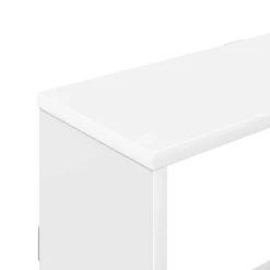 vidaXL Wandplank Wit 122 x 18 x 60 cm Bewerkt hout