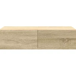 vidaXL Wandschap met lades 60x26,5x15cm bewerkt hout sonoma eikenkleur
