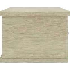 vidaXL Wandschap met lades 60x26x18,5 cm bewerkt hout sonoma eiken