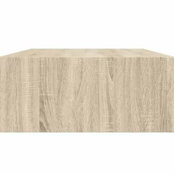 vidaXL Wandschap met lade 40x23,5x10 cm MDF eikenkleurig