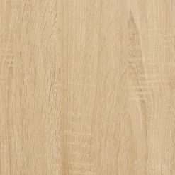 vidaXL Wandschappen met stangen 2 st 60x16x14 cm sonoma eikenkleurig