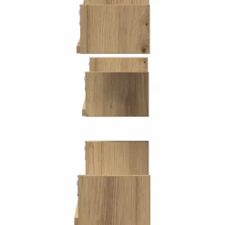 vidaXL Wandschappen 3 st bewerkt hout artisanaal eiken