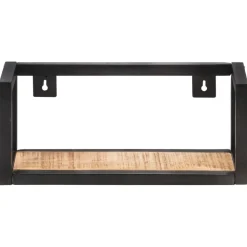 vidaXL Wandschappen 2 st 40 cm ruw mangohout