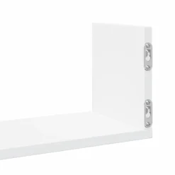 vidaXL Wandschappen 3 st 58x18x18 cm bewerkt hout wit