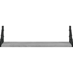 vidaXL Wandschappen 2 st 60x15x15,5 cm grijs sonoma eikenkleurig