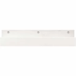vidaXL Wandschappen 2 st 50x12x9 cm massief grenenhout wit