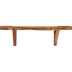 vidaXL Wandschappen 2 st 60x20x18 cm massief acaciahout