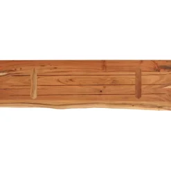 vidaXL Wandschap rechthoekig natuurlijke rand 40x20x2,5 cm acaciahout