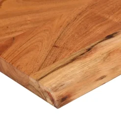vidaXL Wandschap rechthoekig natuurlijke rand 40x20x2,5 cm acaciahout