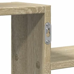 vidaXL Wandschap 104x15x49 cm bewerkt hout sonoma eikenkleurig