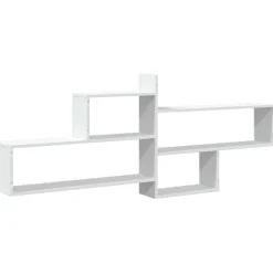 vidaXL Wandschap 167,5x18x68 cm bewerkt hout wit