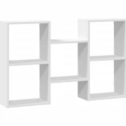 vidaXL Wandschap 96x18x60 cm bewerkt hout wit