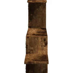 vidaXL Wandschap 104x15x49 cm bewerkt hout gerookt eikenkleurig
