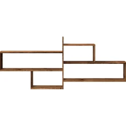 vidaXL Wandschap 167,5x18x68 cm bewerkt hout oud houtkleurig