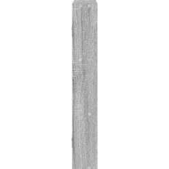 vidaXL Wandschap 43x9x60 cm bewerkt hout grijs sonoma eikenkleurig
