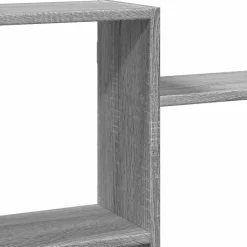 vidaXL Wandschap 159x18x65 cm bewerkt hout grijs sonoma eikenkleurig