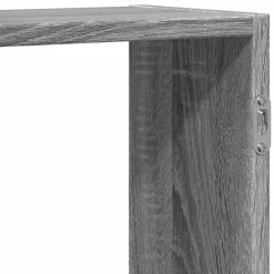 vidaXL Wandschap 159x18x65 cm bewerkt hout grijs sonoma eikenkleurig