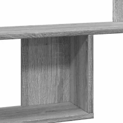vidaXL Wandschap 159x18x66 cm bewerkt hout sonoma eikenkleurig