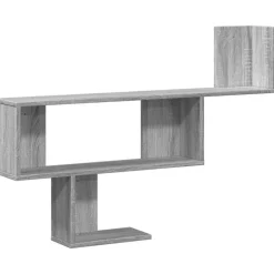 vidaXL Wandschap 159x18x66 cm bewerkt hout sonoma eikenkleurig