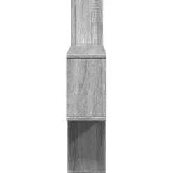 vidaXL Wandschap 159x18x66 cm bewerkt hout sonoma eikenkleurig