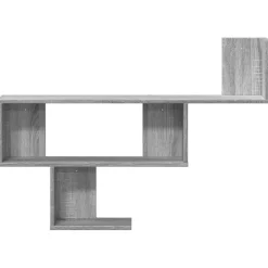 vidaXL Wandschap 159x18x66 cm bewerkt hout sonoma eikenkleurig