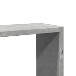 vidaXL Wandschap 99x15x60 cm bewerkt hout betongrijs