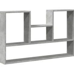vidaXL Wandschap 99x15x60 cm bewerkt hout betongrijs