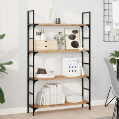 vidaXL Wandschap zwevend olieafwerking 80x20x2 cm massief acaciahout
