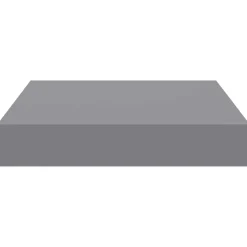 vidaXL Wandschap zwevend 23x23,5x3,8 cm MDF grijs