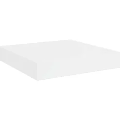 vidaXL Wandschap zwevend 23x23,5x3,8 cm MDF hoogglans wit