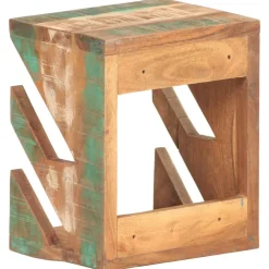 vidaXL Wandskateboardhouder 25x20x30 cm massief gerecycled hout