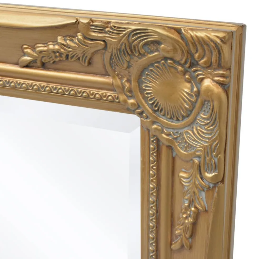 vidaXL Wandspiegel Barok 100 x 50 cm goud