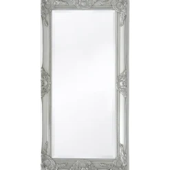 vidaXL Wandspiegel Barok 100 x 50 cm zilver