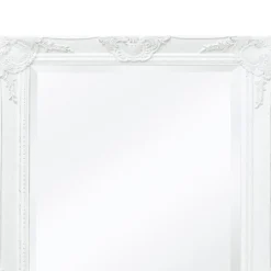 vidaXL Wandspiegel Barok 100 x 50 cm wit