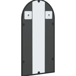 vidaXL Wandspiegel boog 30x60 cm ijzer zwart