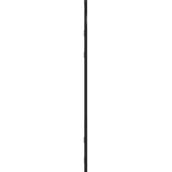 vidaXL Wandspiegel boog 30x60 cm ijzer zwart