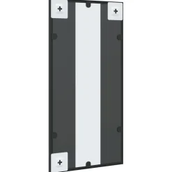 vidaXL Wandspiegel rechthoekig 30x60 cm ijzer zwart