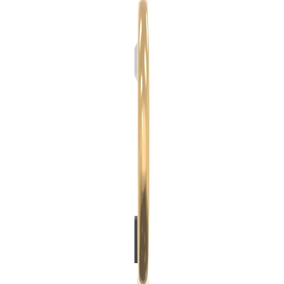 vidaXL Wandspiegel rond Ø20 cm goudkleurig