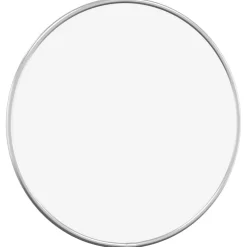 vidaXL Wandspiegel rond Ø30 cm zilverkleurig