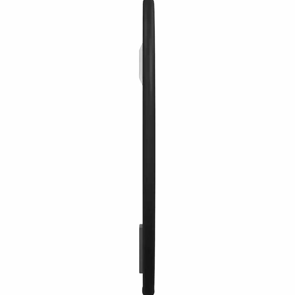 vidaXL Wandspiegel rond Ø20 cm zwart