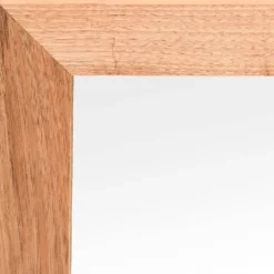 vidaXL Wandspiegel 55x55 cm massief walnotenhout