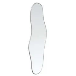 vidaXL Wandspiegel 60x25 cm zilverkleurig
