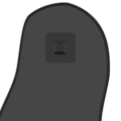 vidaXL Wandspiegel 60x25 cm zwart