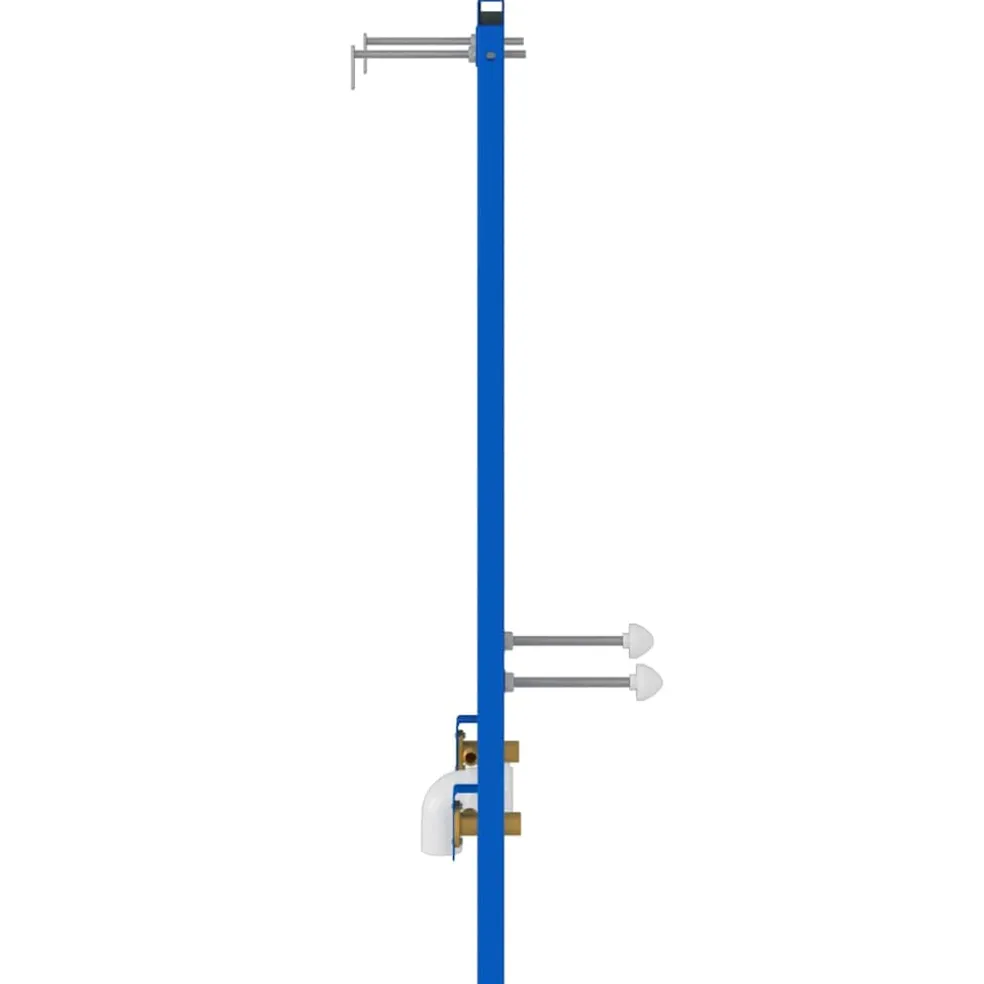 vidaXL Wandsteun voor bidetsysteem Blauw 50 x 3 x 112 cm