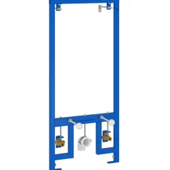 vidaXL Wandsteun voor bidetsysteem Blauw 50 x 3 x 112 cm