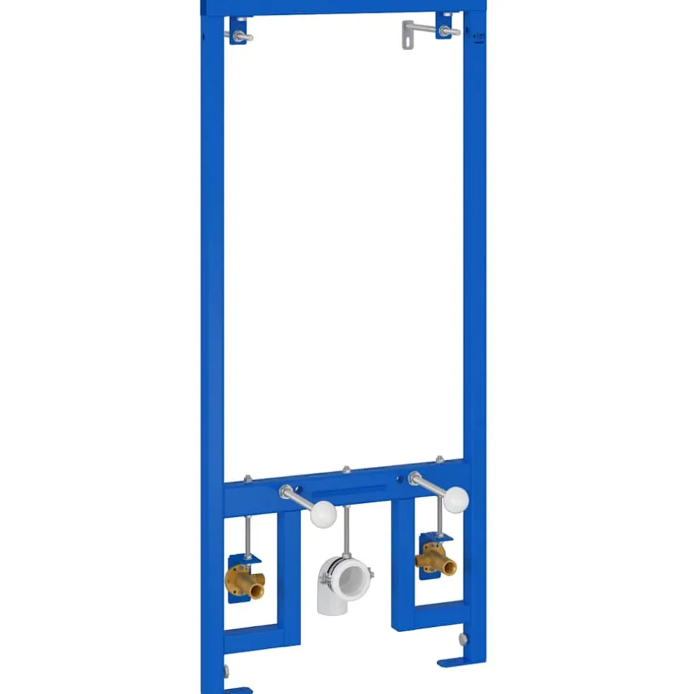 vidaXL Wandsteun voor bidetsysteem Blauw 50 x 3 x 112 cm